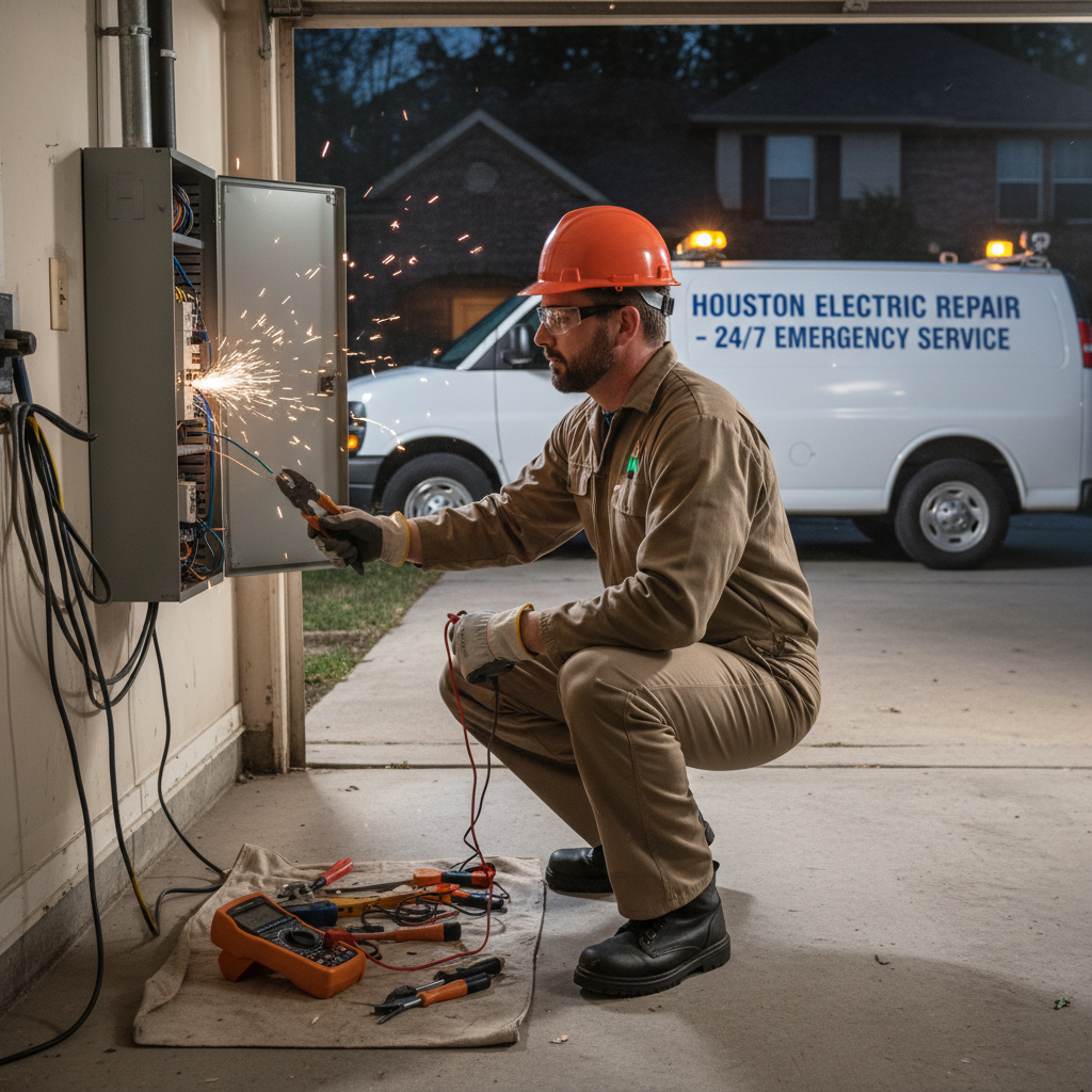 24/7 Electrical Emergency Repairs - Tell Projects League City TX