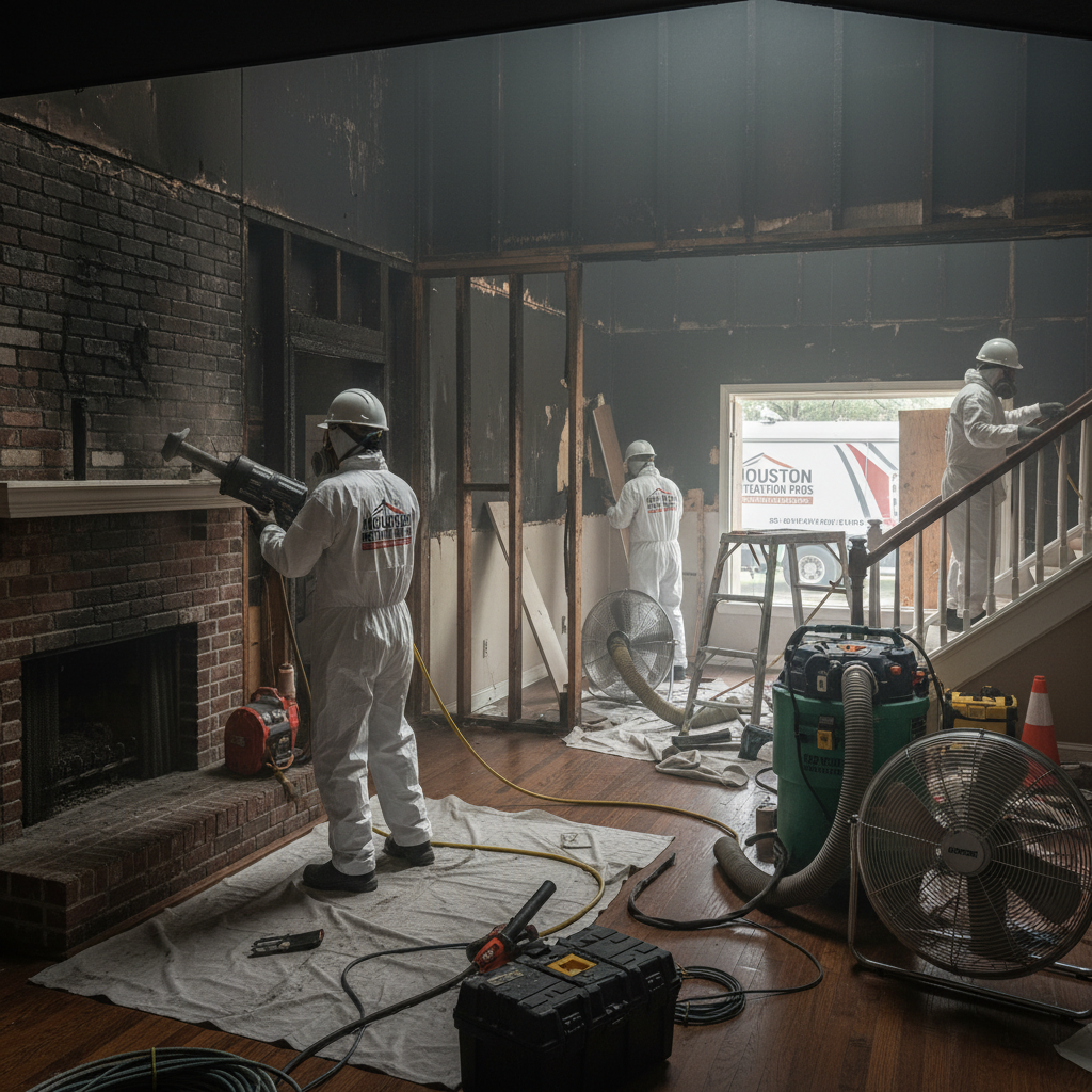 Fire & Smoke Damage Restoration - Tell Projects League City TX