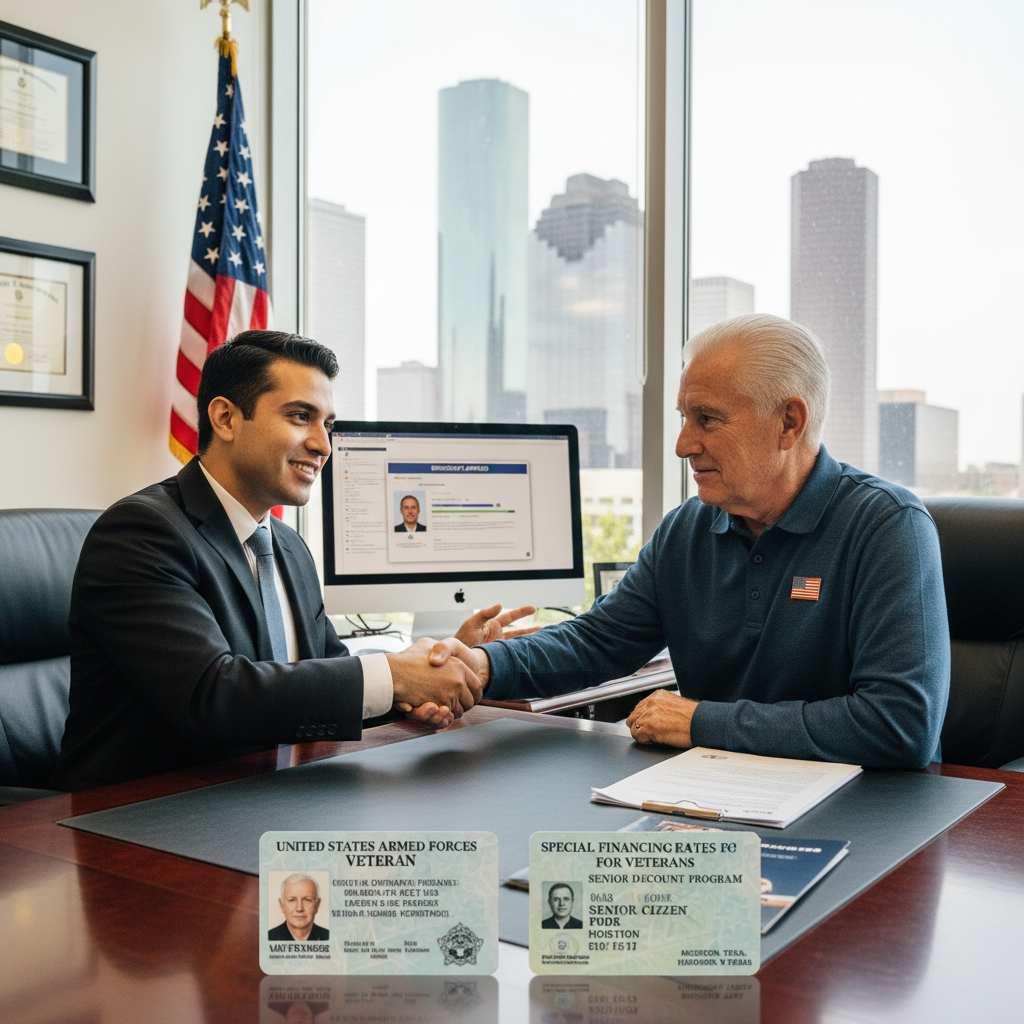 Senior & Military Discounts - Tell Projects League City TX