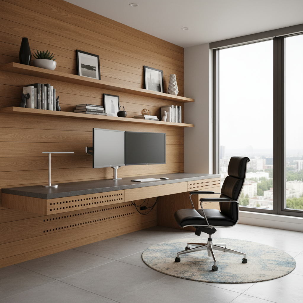 Home Office Renovation League City TX - Tell Projects