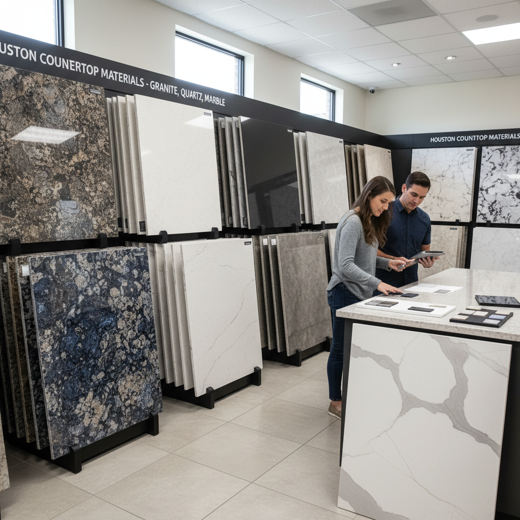 Countertop Material Selection - Tell Projects League City TX